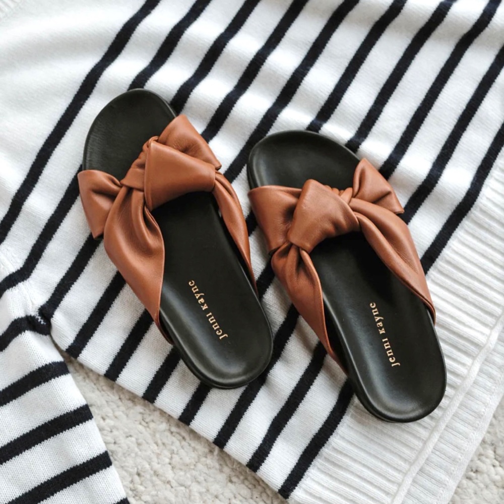 Jenni Kayne Leather Knot Sandal